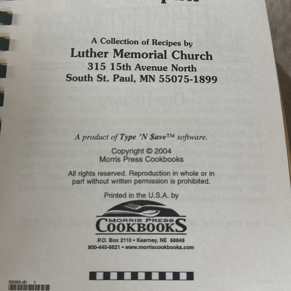 Luther Memorial Church Fruit of the Spirit 2004 Cookbook EUC - Picture 2 of 6